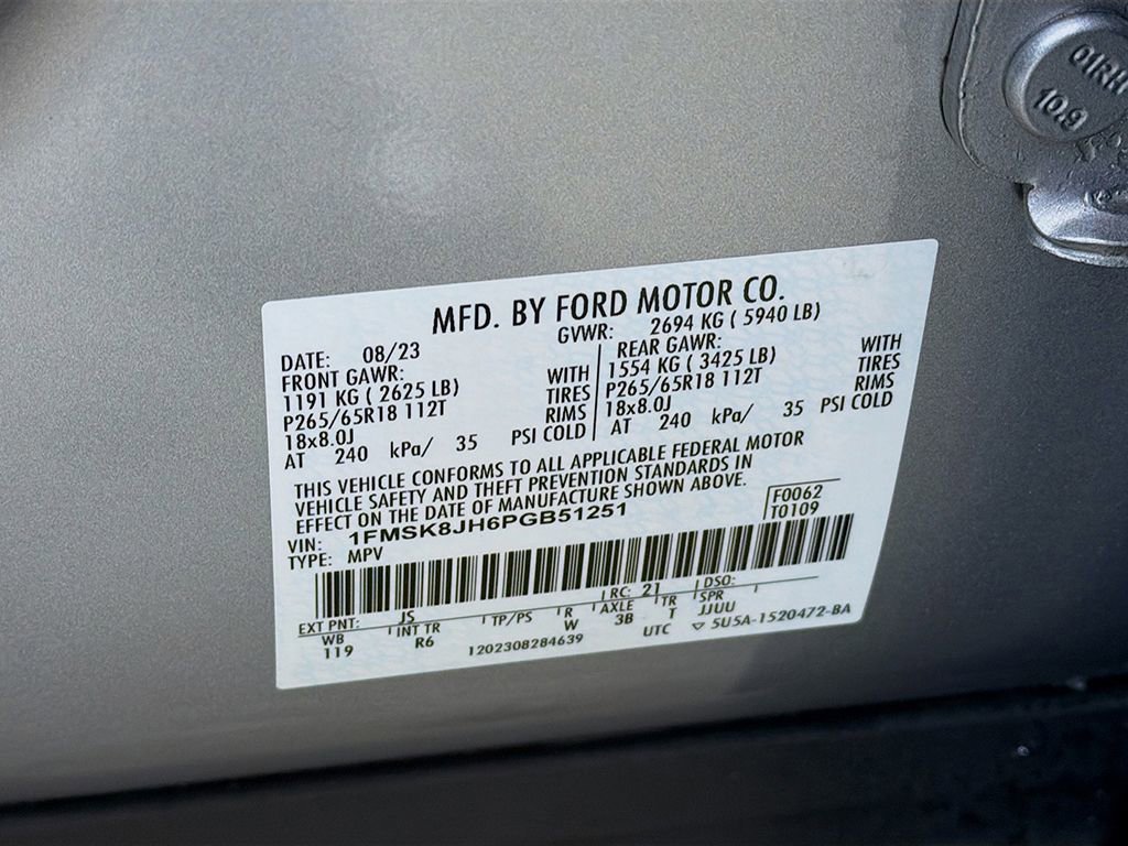 Used 2023 Ford Explorer Timberline w/ Timberline Technology Package image 44