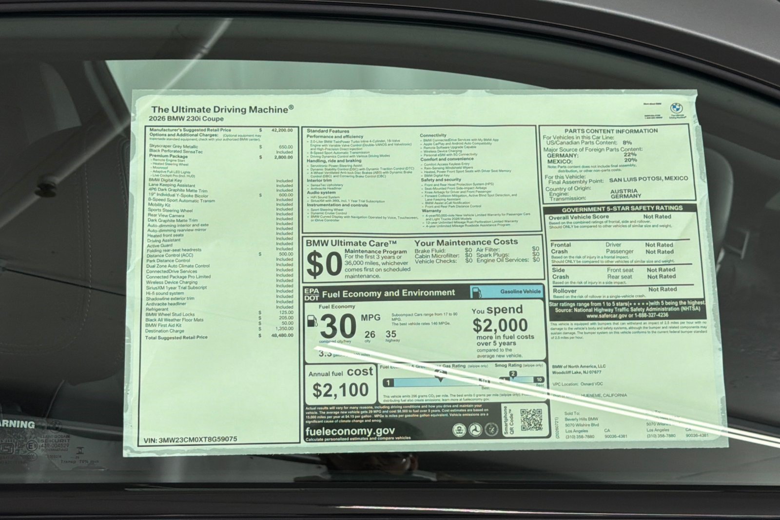 New 2026 BMW 230i Coupe w/ Premium Package RWD image 27