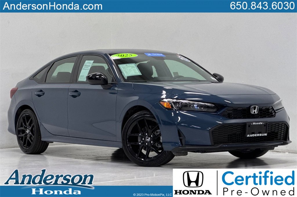 Certified 2025 Honda Civic Sport Touring