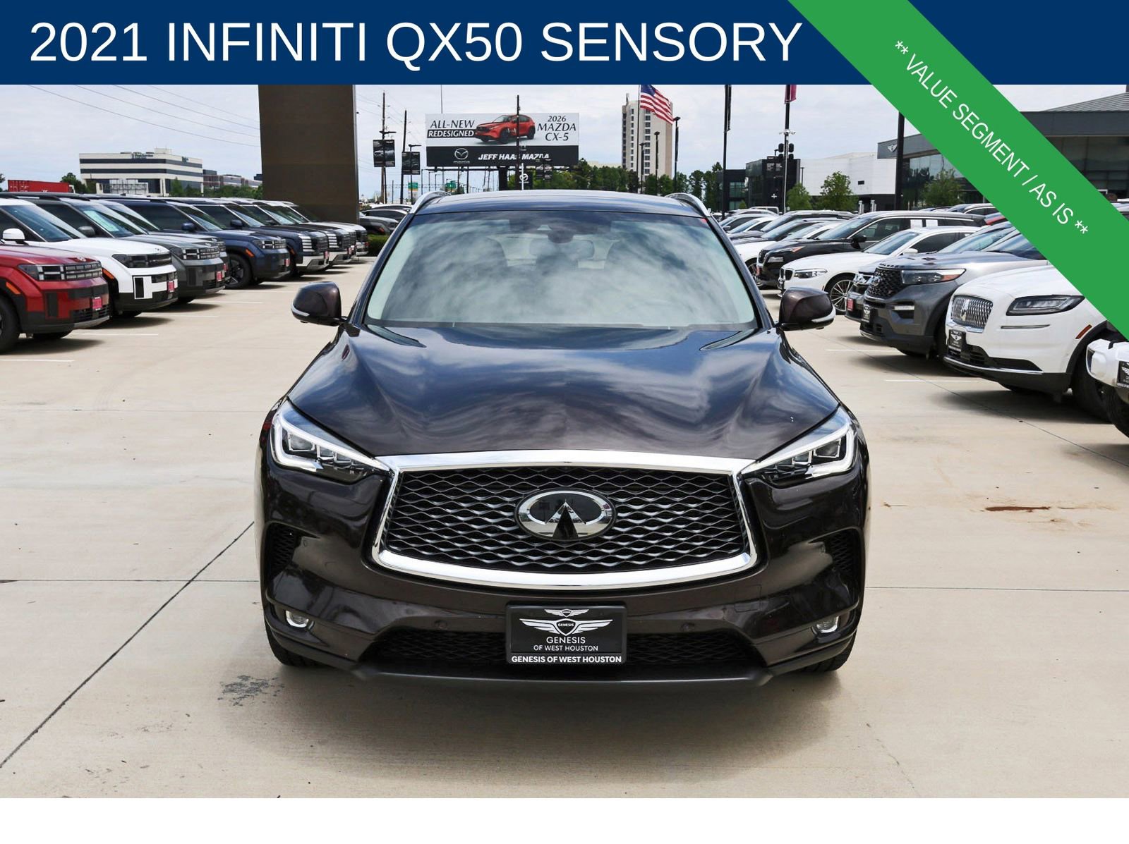 Used 2021 INFINITI QX50 Sensory FWD image 2