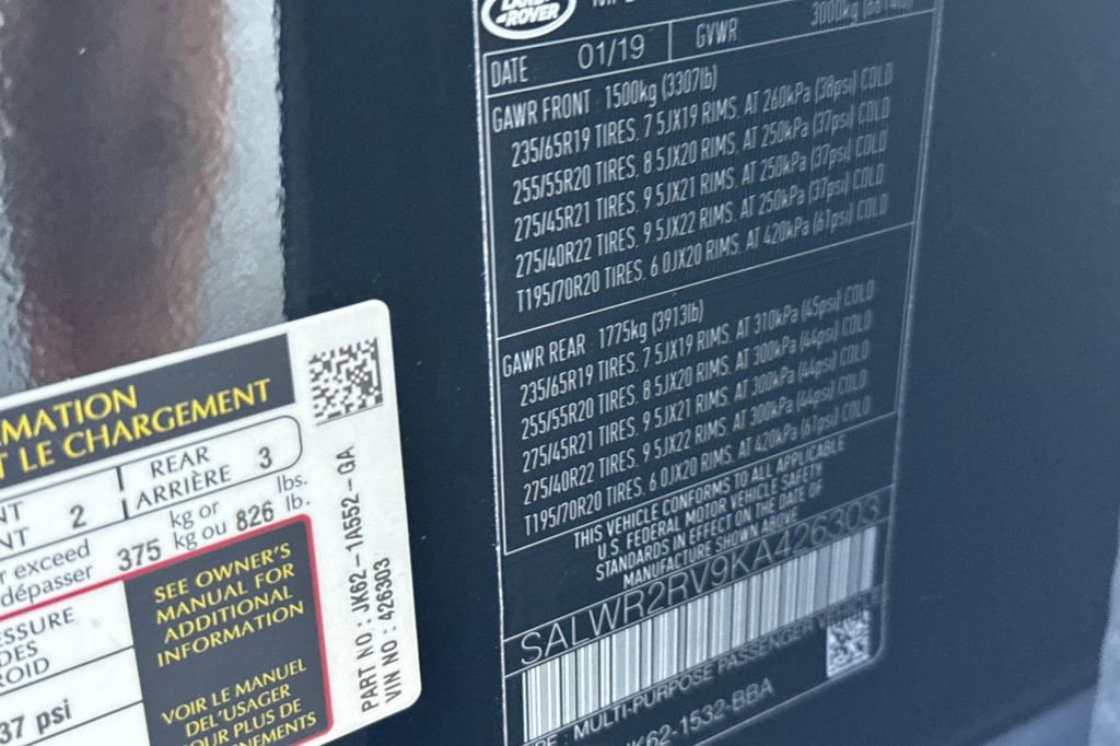 Used 2019 Land Rover Range Rover Sport HSE image 28