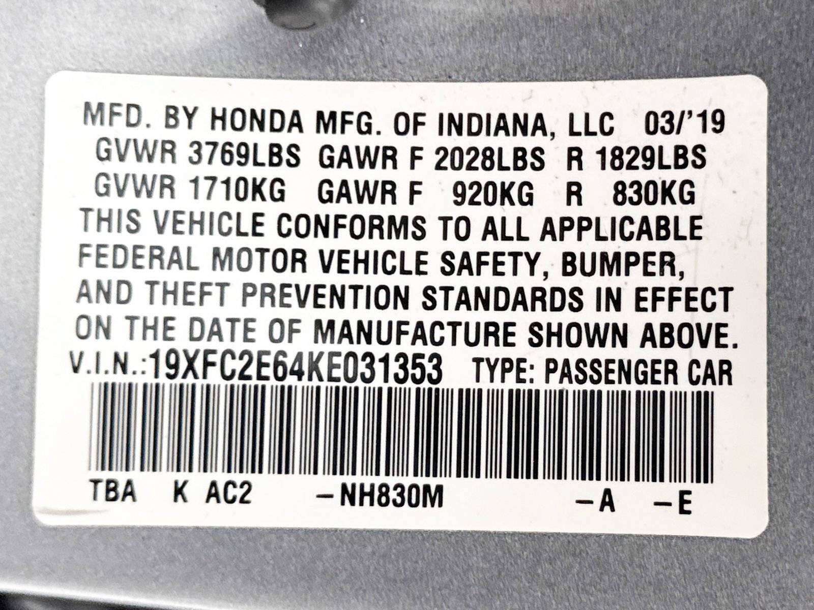 Used 2019 Honda Civic LX image 29