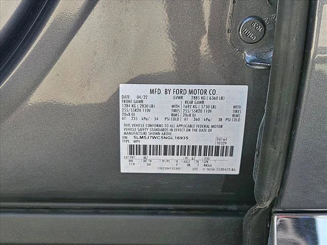 Used 2022 Lincoln Aviator Reserve w/ Elements Package Plus image 29