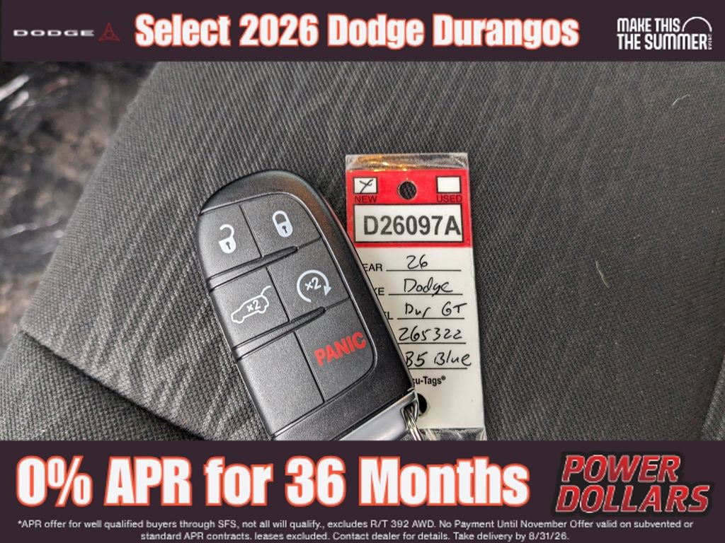 New 2026 Dodge Durango GT w/ Blacktop Package AWD/4WD image 47