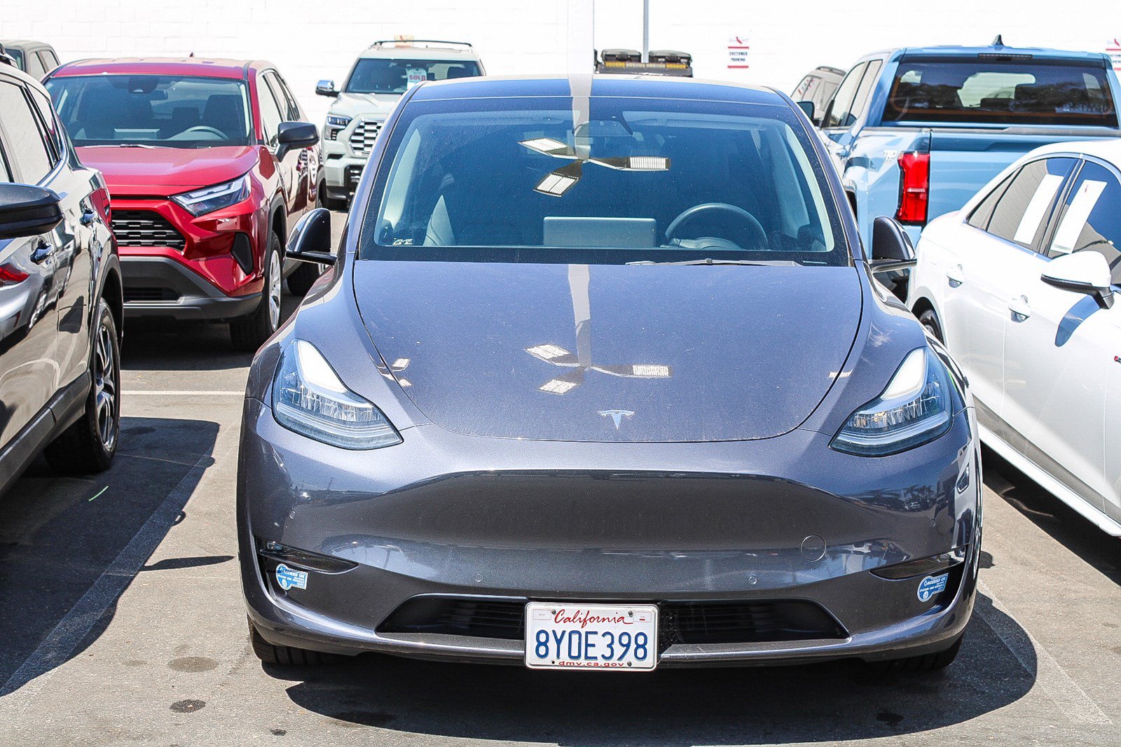 Used 2021 Tesla Model Y Long Range AWD/4WD image 2