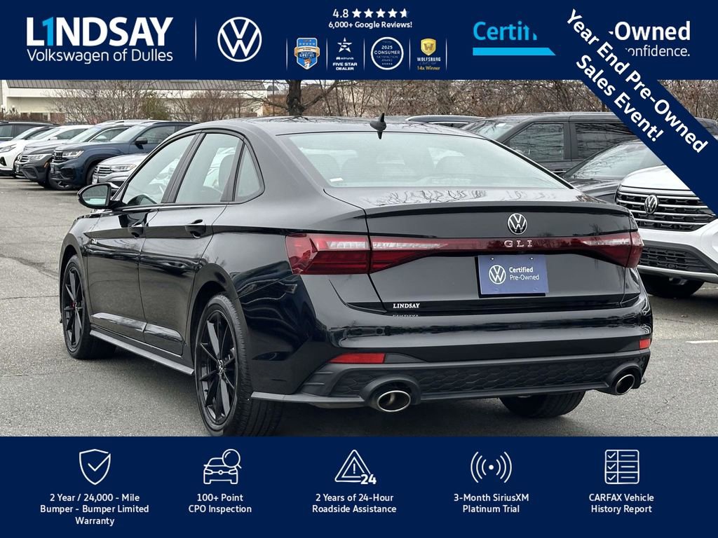 Certified 2025 Volkswagen Jetta GLI Autobahn w/ GLI Black Package image 5