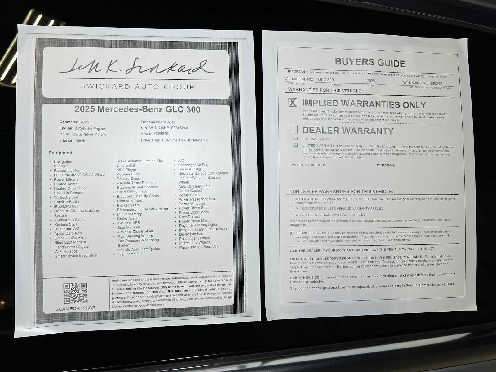 Certified 2025 Mercedes-Benz GLC 300 4MATIC image 42