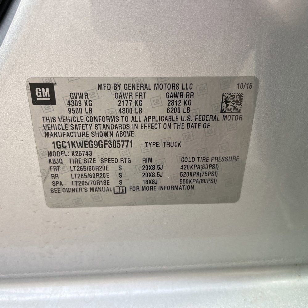 Used 2016 Chevrolet Silverado 2500 LTZ w/ Z71 Package, Off-Road image 20