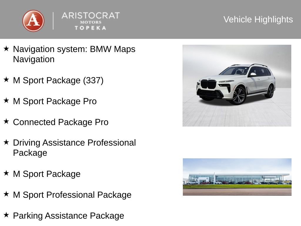 Certified 2024 BMW X7 xDrive40i w/ M Sport Package image 4