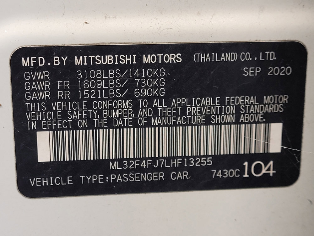 Used 2020 Mitsubishi Mirage G4 LE image 33