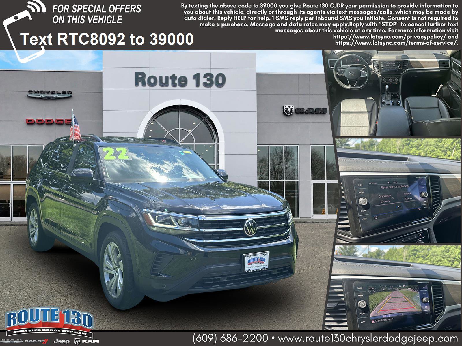 Used 2022 Volkswagen Atlas SE
