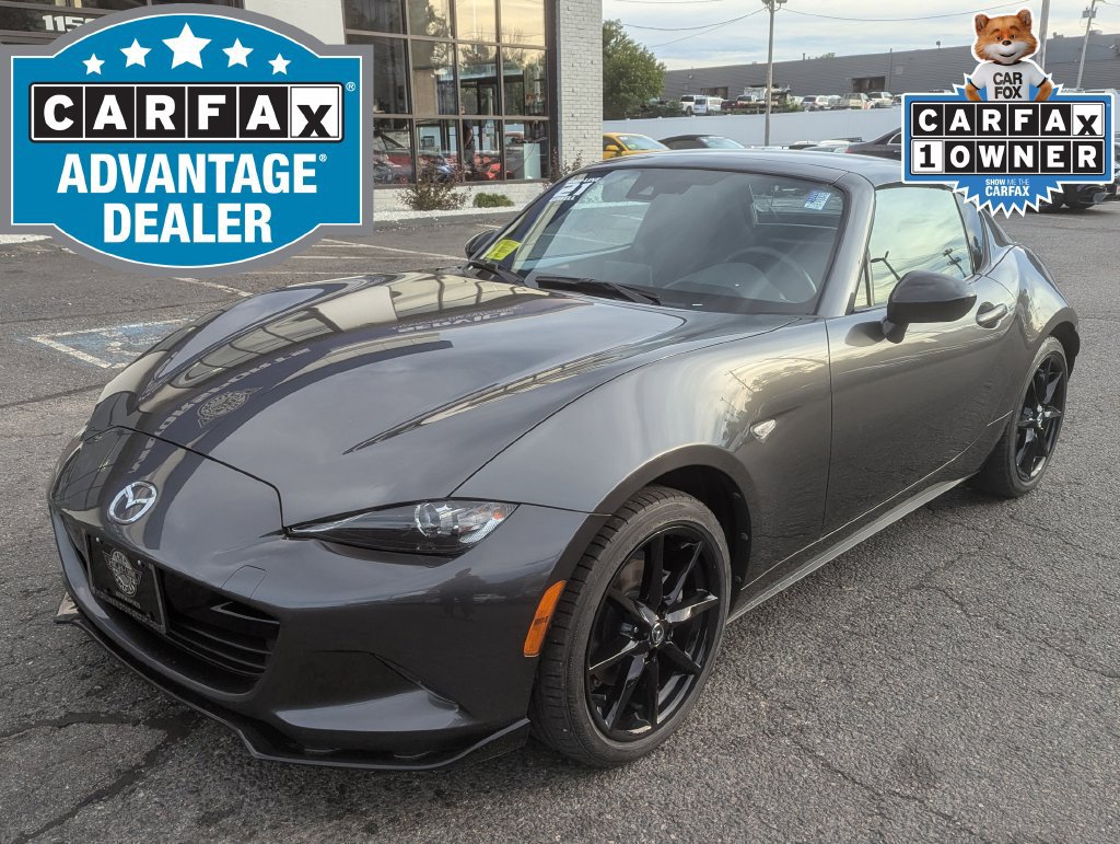 Used 2021 MAZDA MX-5 Miata RF Club RWD image 2