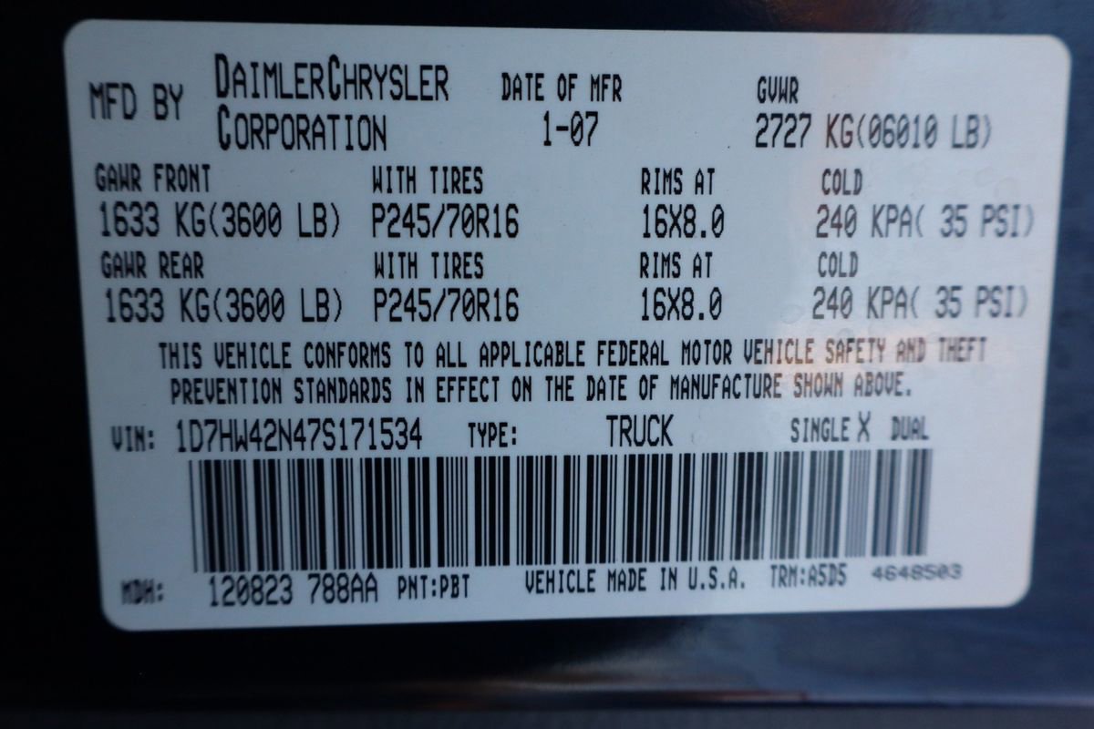 Used 2007 Dodge Dakota SLT image 45