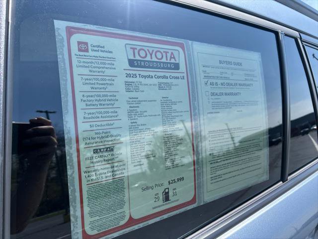 Certified 2025 Toyota Corolla Cross LE w/ Moonroof Package AWD/4WD image 30