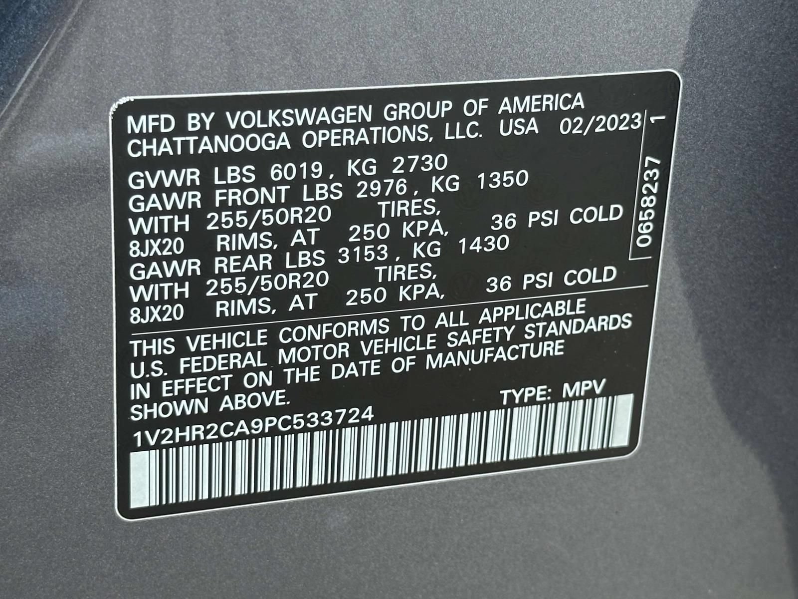 Certified 2023 Volkswagen Atlas SE AWD/4WD image 26