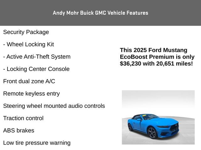 Used 2025 Ford Mustang Premium RWD image 8