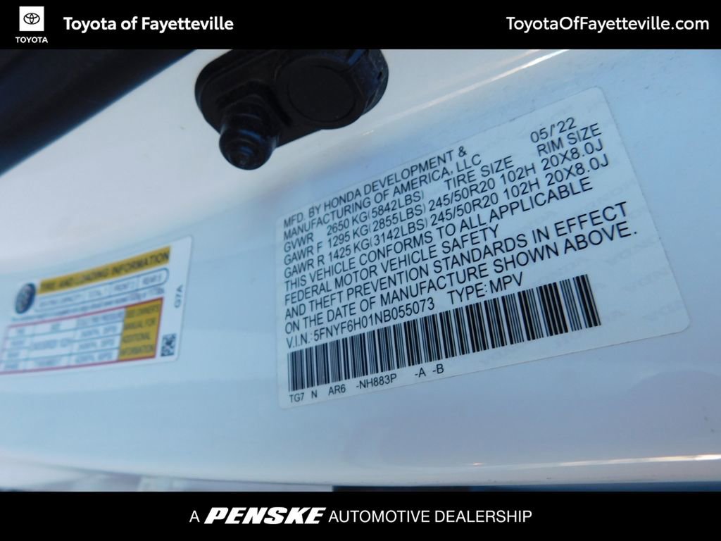 Used 2022 Honda Pilot Elite image 9