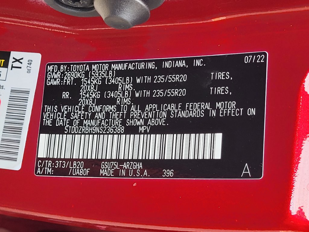 Used 2022 Toyota Highlander Limited AWD/4WD image 32