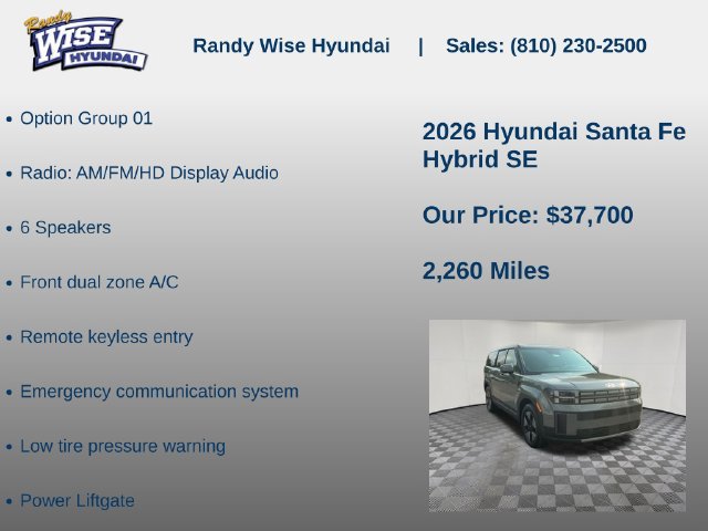 New 2026 Hyundai Santa Fe SE AWD/4WD image 5