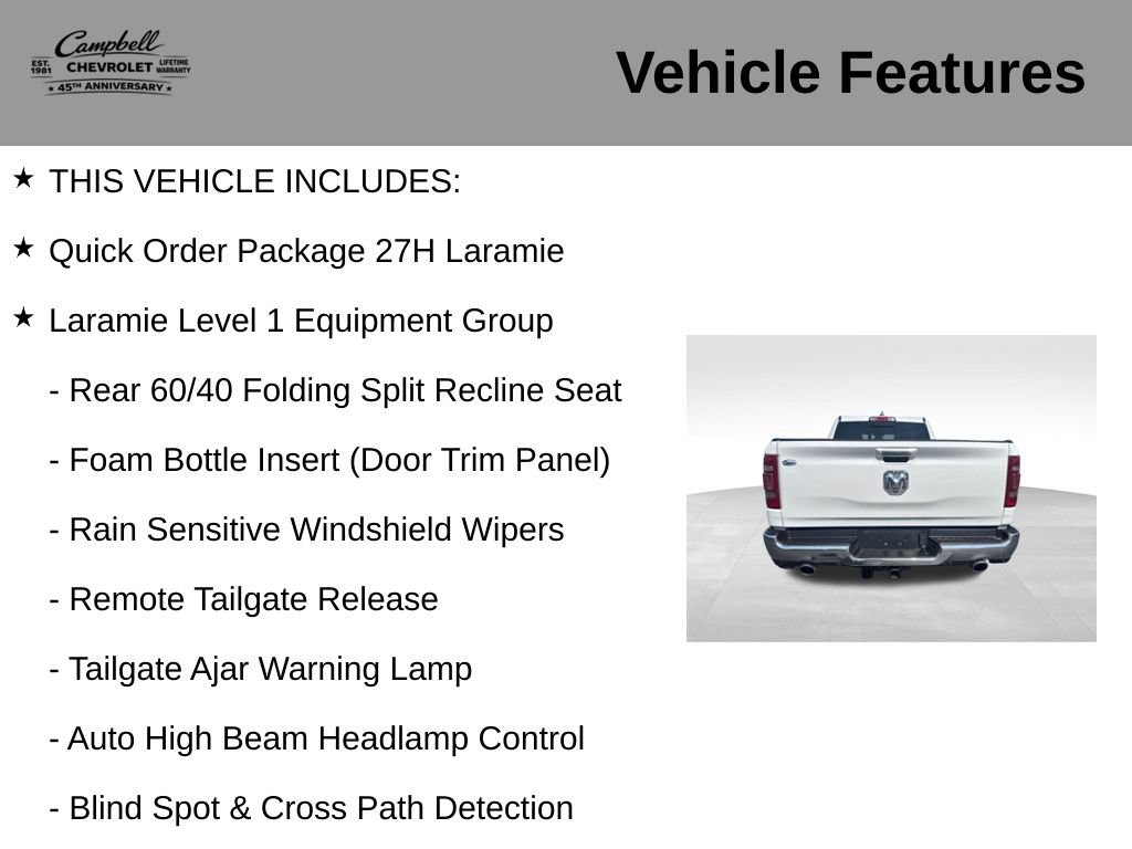 Used 2020 RAM 1500 Laramie AWD/4WD image 5