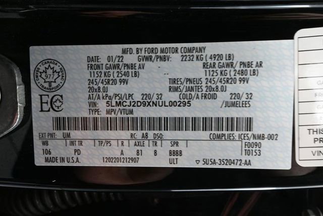 Used 2022 Lincoln Corsair Reserve w/ Equipment Group 201A image 56