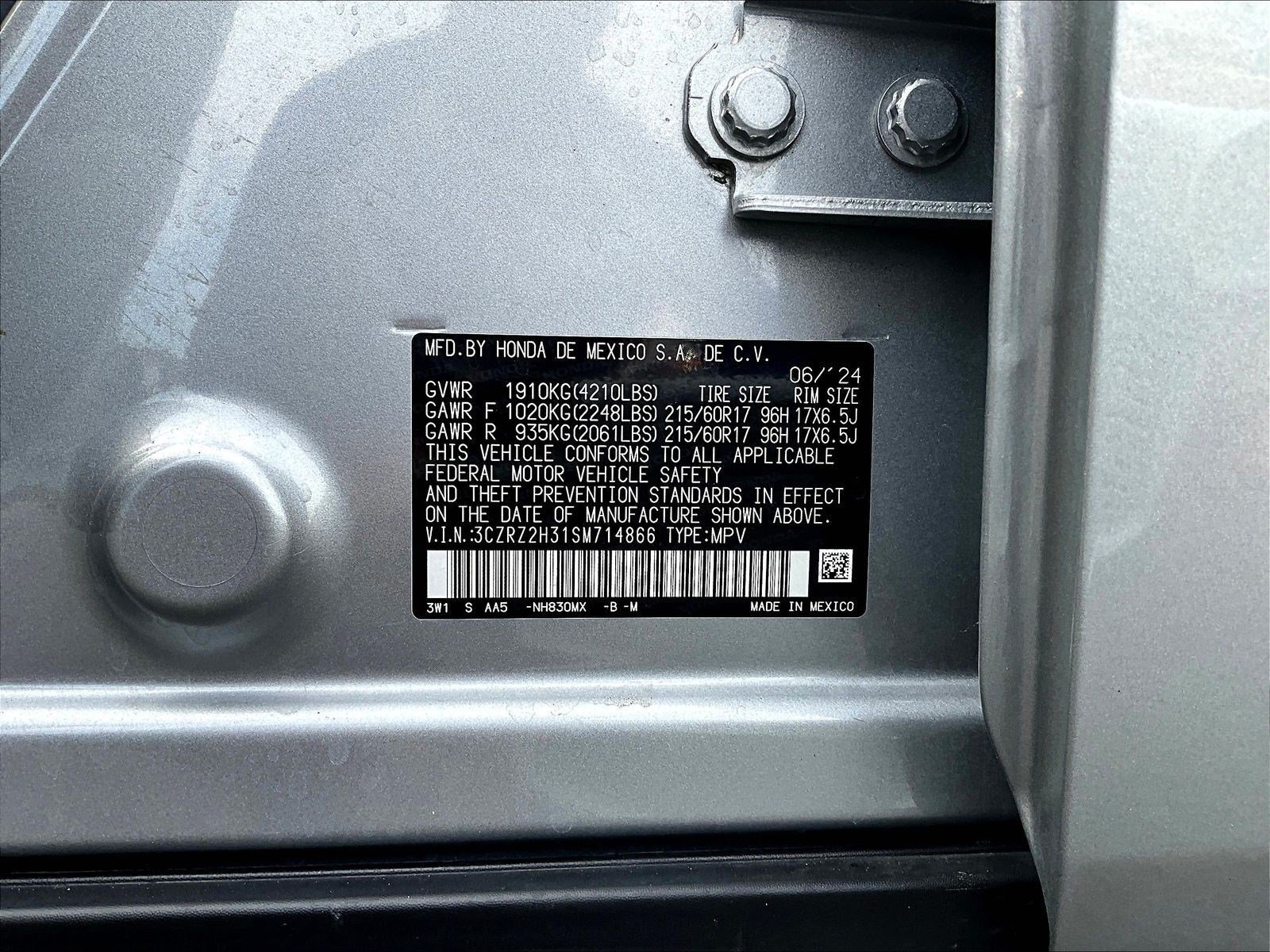 Used 2025 Honda HR-V LX image 18