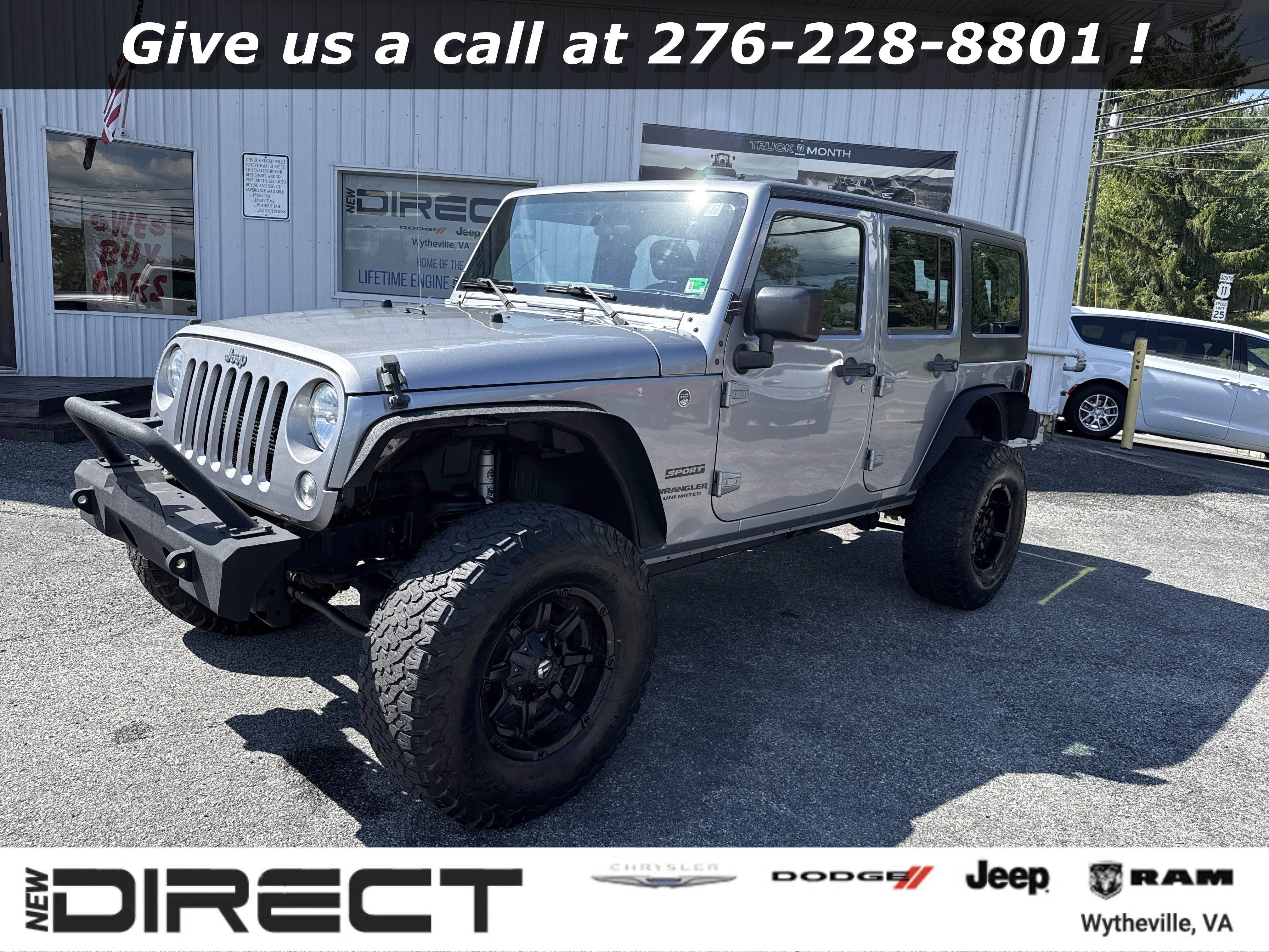 Used 2017 Jeep Wrangler Unlimited Sport w/ Connectivity Group