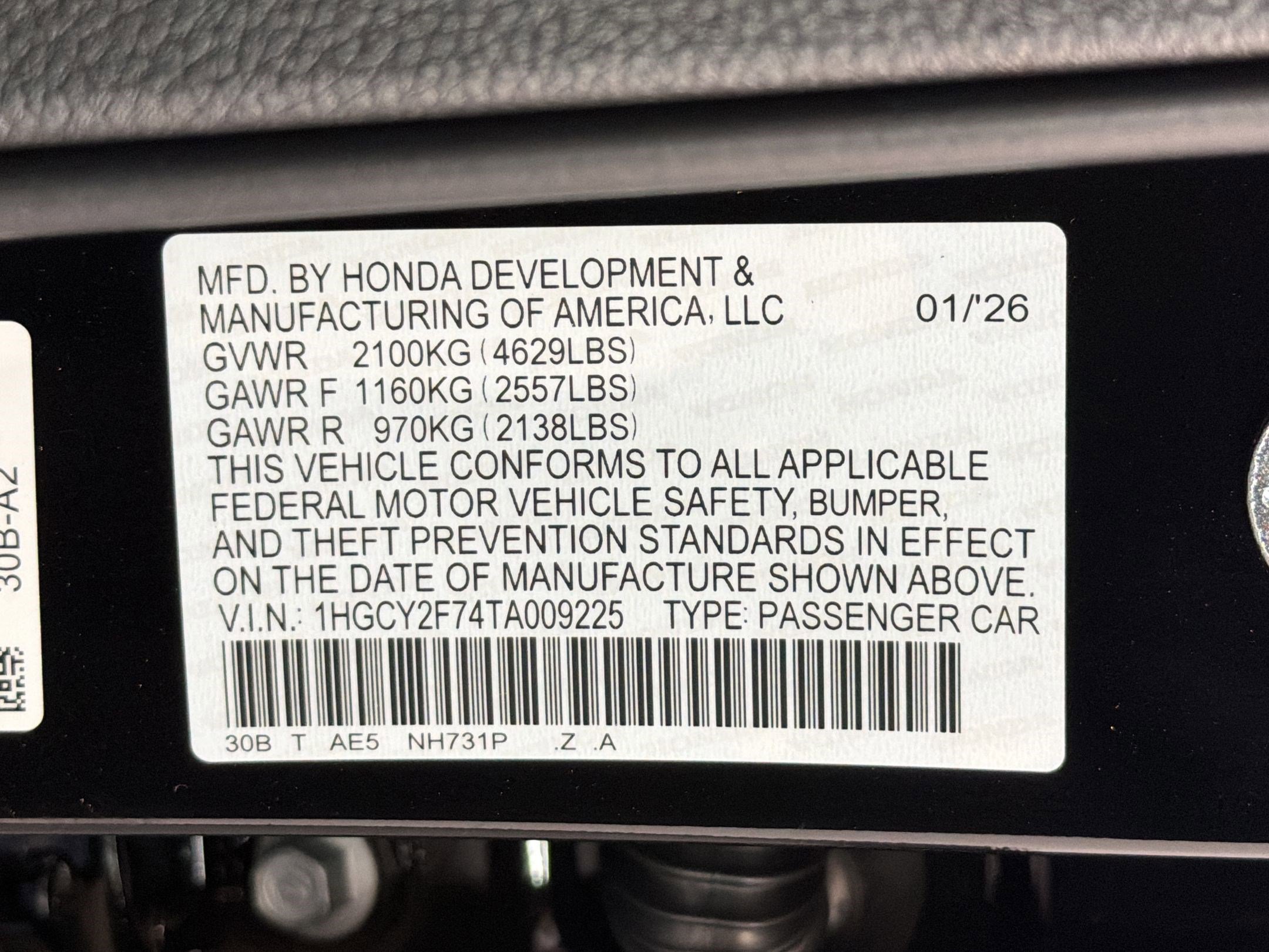 New 2026 Honda Accord Sport image 19