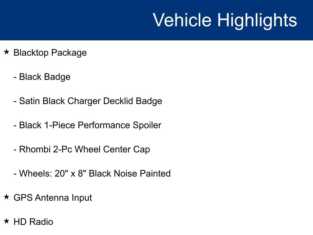 Used 2023 Dodge Charger GT w/ Blacktop Package RWD image 16