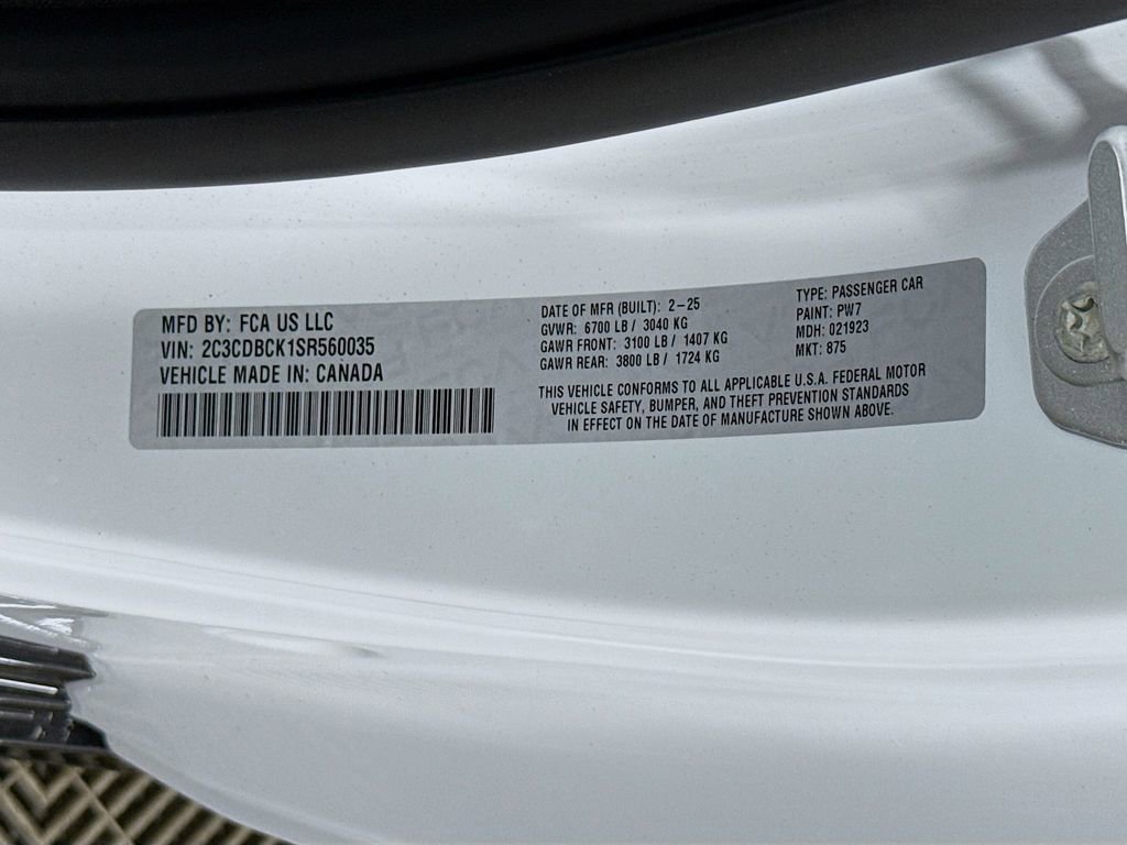 New 2025 Dodge Charger R/T w/ Quick Order Package 25M R/T AWD/4WD image 34