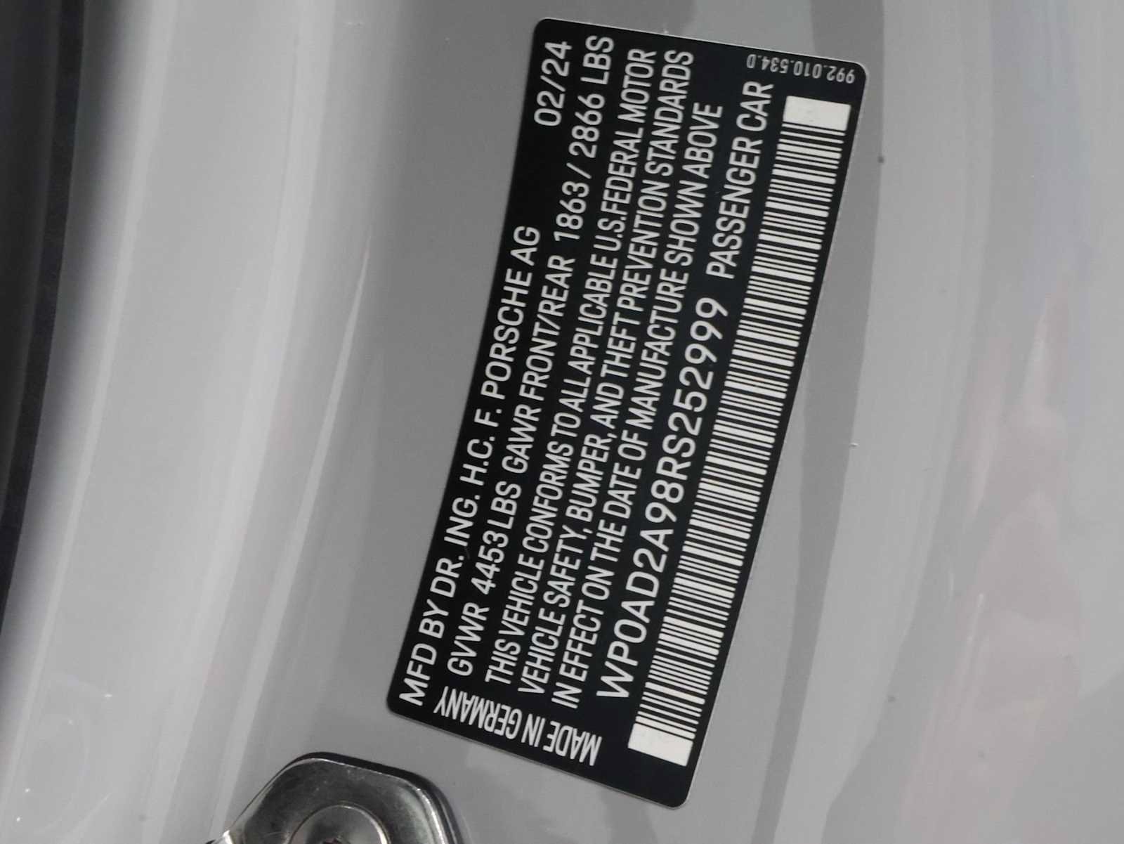 Certified 2024 Porsche 911 Turbo AWD/4WD image 44
