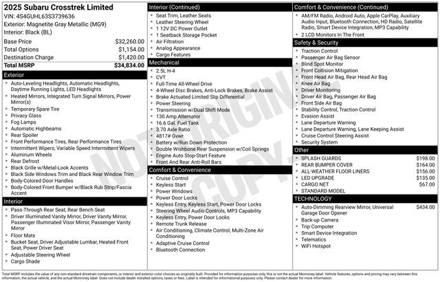 Certified 2025 Subaru Crosstrek 2.5i Limited image 4