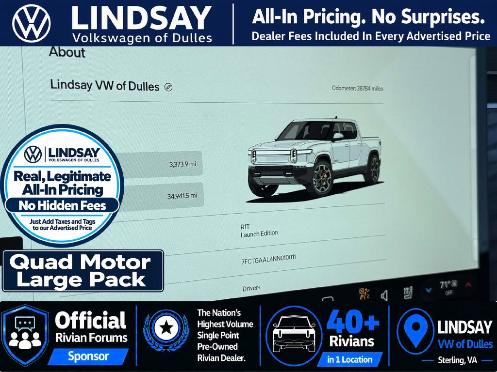 Used 2022 Rivian R1T Launch Edition AWD/4WD image 22