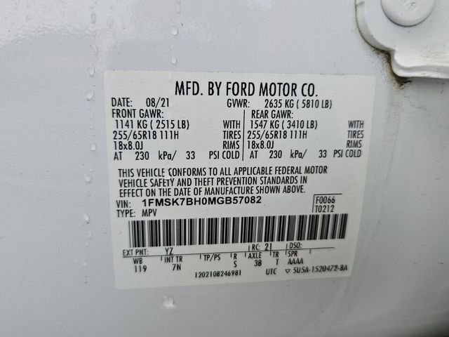 Used 2021 Ford Explorer 2WD image 7