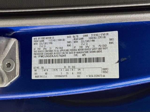 Used 2018 Ford Escape SE w/ SE Sync 3 Package image 31