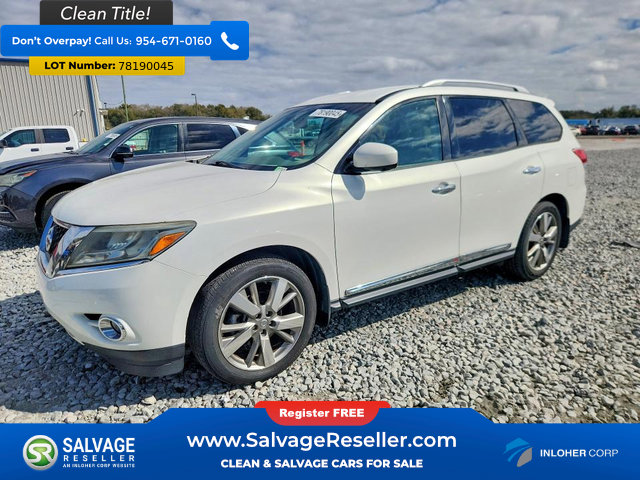 Used 2014 Nissan Pathfinder Platinum w/ Cargo Package image 1