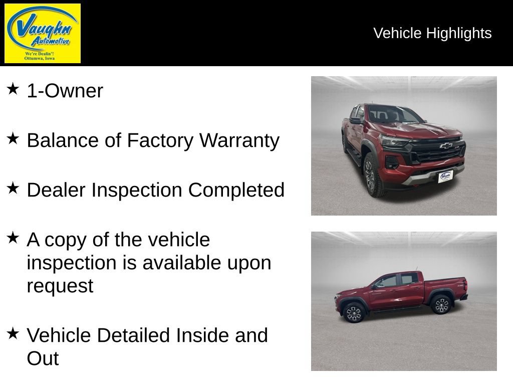 Used 2024 Chevrolet Colorado Z71 w/ Z71 Convenience Package 2 AWD/4WD video 2