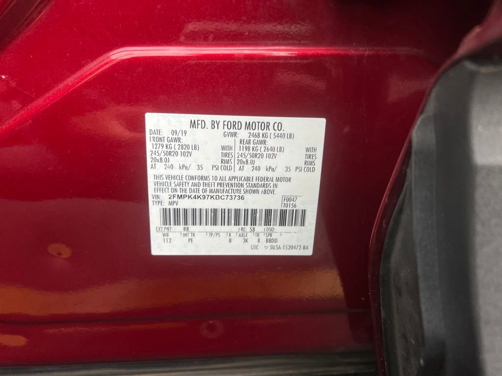 Used 2019 Ford Edge Titanium w/ Equipment Group 301A image 32