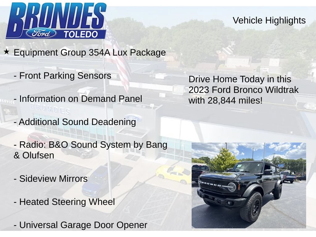 Used 2023 Ford Bronco Wildtrak AWD/4WD image 11