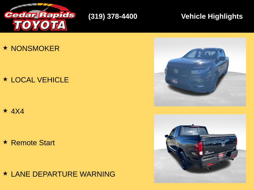 Used 2022 Honda Ridgeline Black Edition image 21