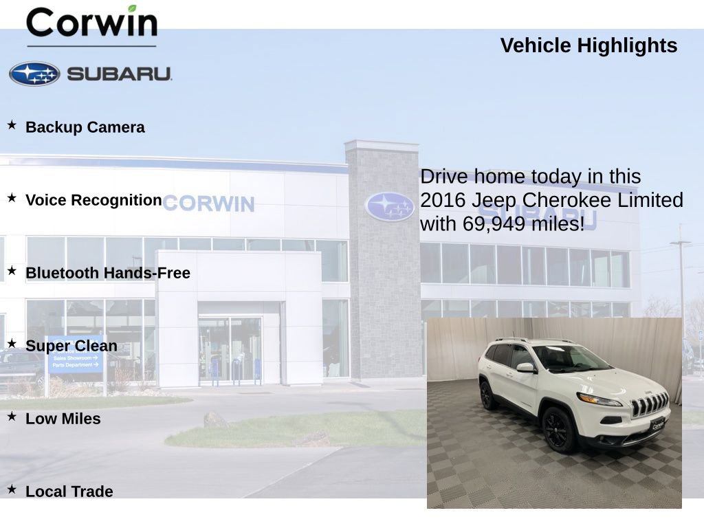 Used 2016 Jeep Cherokee Limited image 6