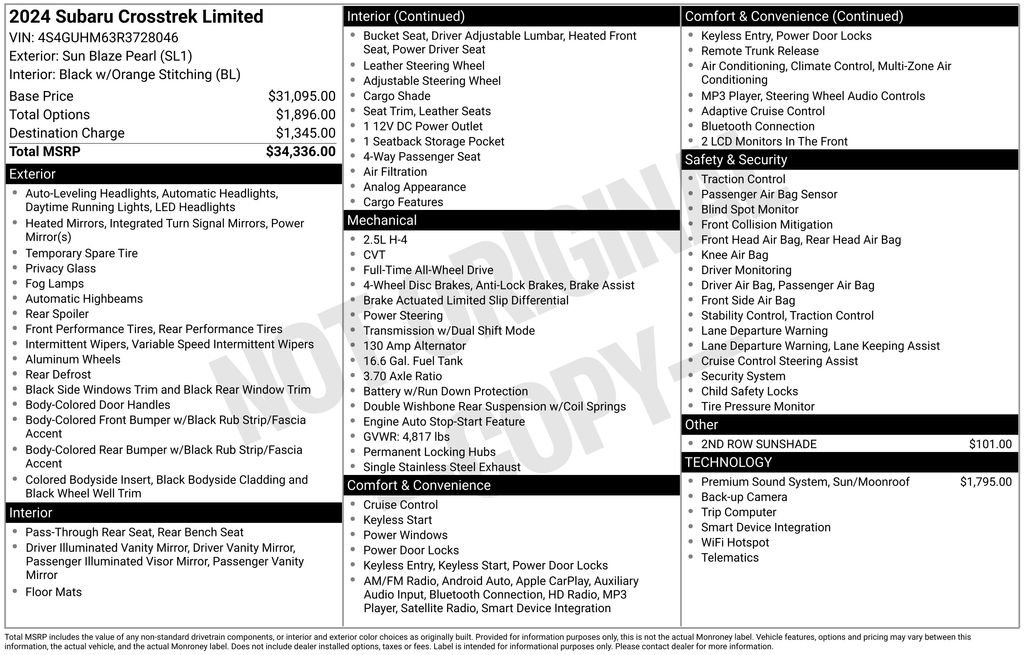 Used 2024 Subaru Crosstrek 2.5i Limited image 6