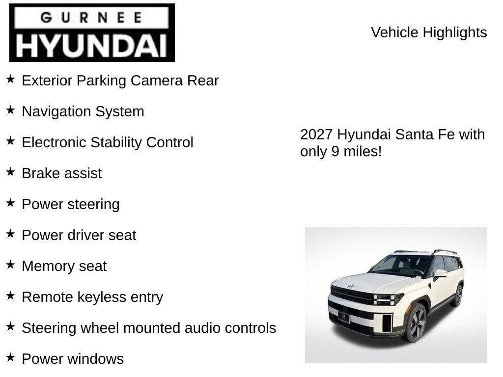 New 2027 Hyundai Santa Fe Limited AWD/4WD image 8