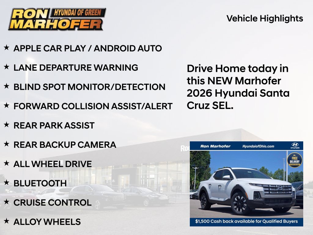 New 2026 Hyundai Santa Cruz SEL AWD/4WD image 15