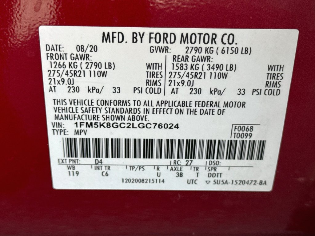 Used 2020 Ford Explorer ST w/ ST Street Pack AWD/4WD image 35