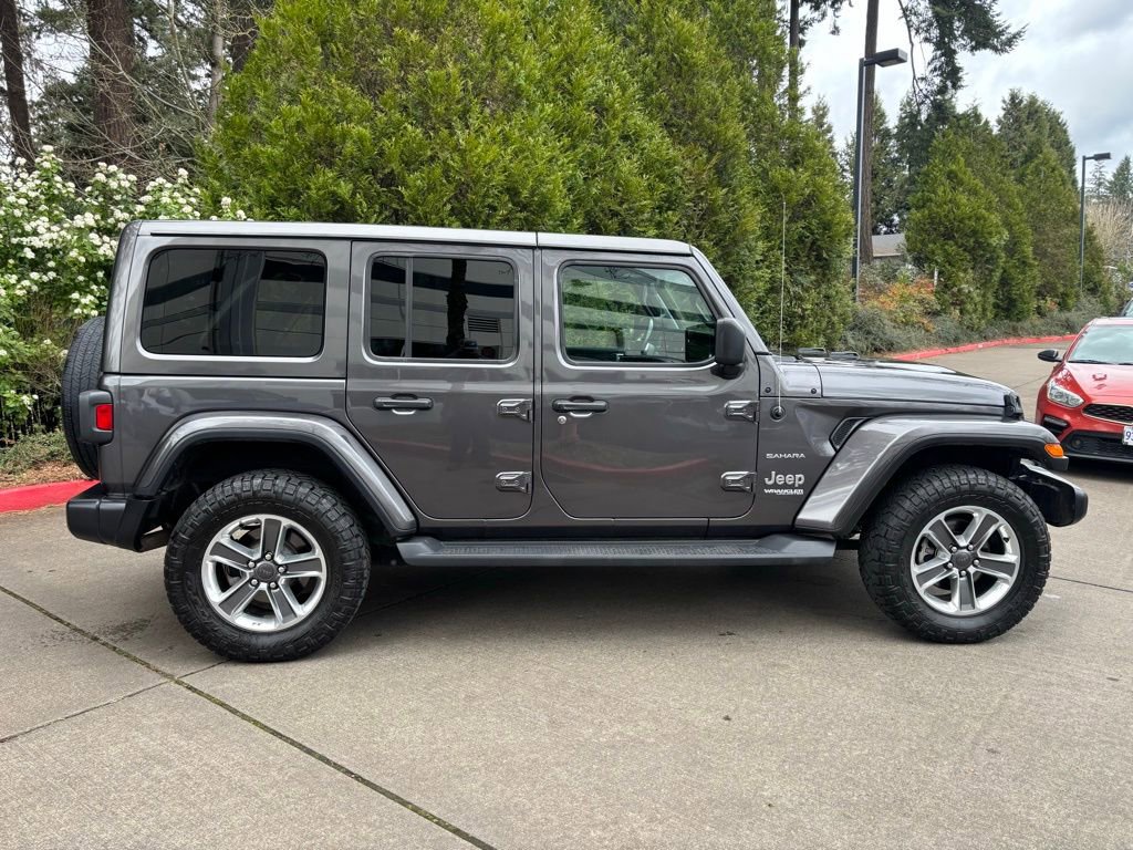 Used 2021 Jeep Wrangler Unlimited Sahara w/ Uconnect 4C Nav & Sound Group image 4