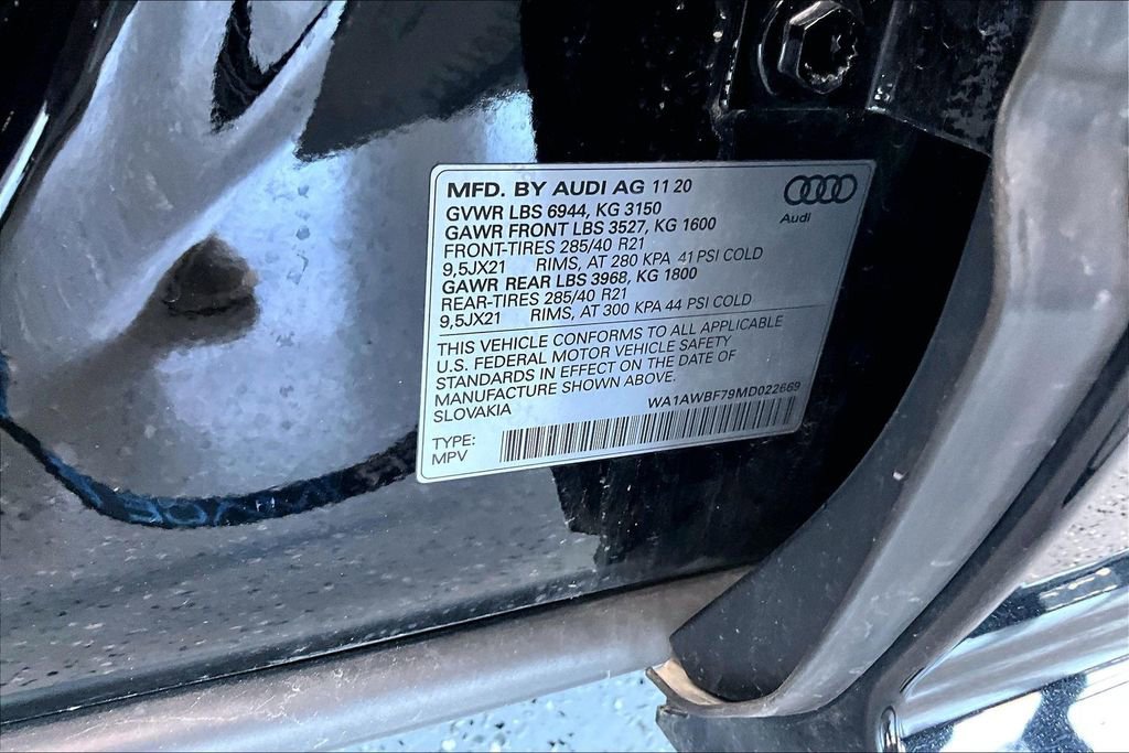 Used 2021 Audi SQ7 Premium Plus w/ Executive Package AWD/4WD image 19