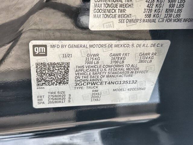Used 2022 Chevrolet Silverado 1500 LT w/ Texas Edition Plus RWD image 33