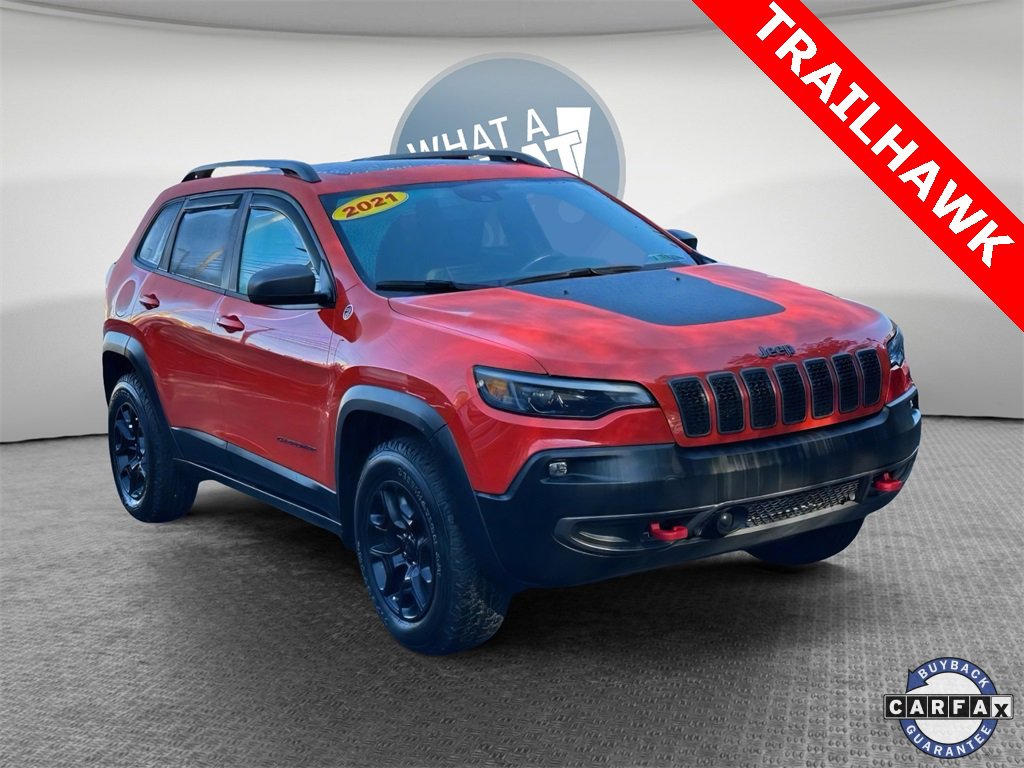 Certified 2021 Jeep Cherokee Trailhawk w/ Sun, Sound & Nav Group