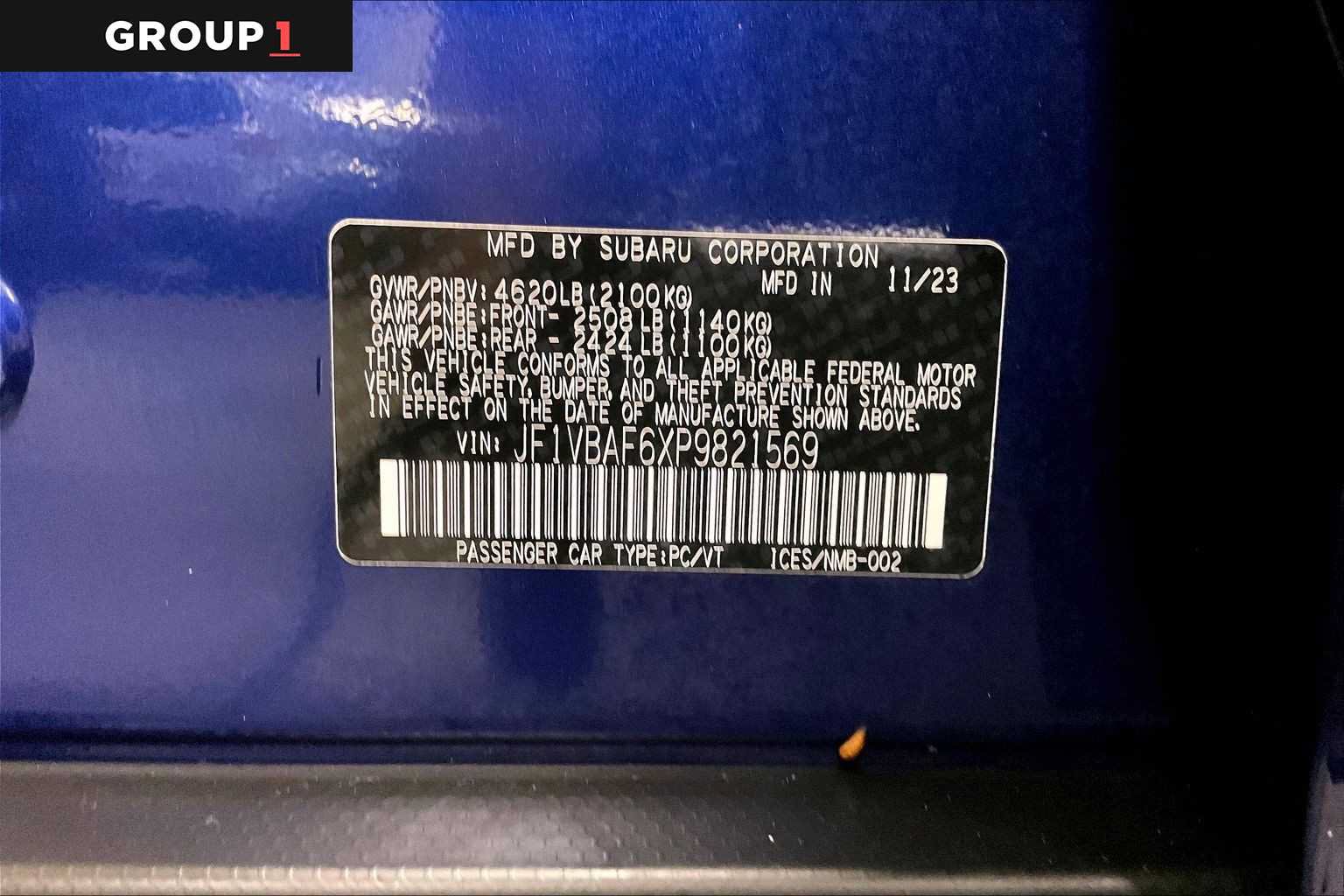 Certified 2023 Subaru WRX Premium AWD/4WD image 36